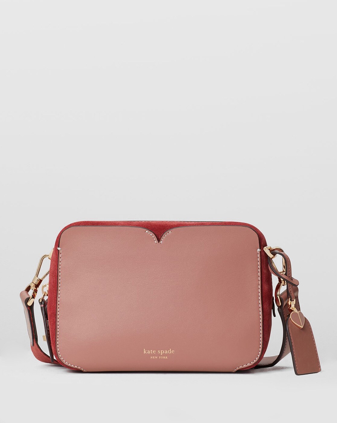 Buy KATE SPADE Candid Suede Sling Bag with Detachable Strap | Pink Color  Women | AJIO LUXE