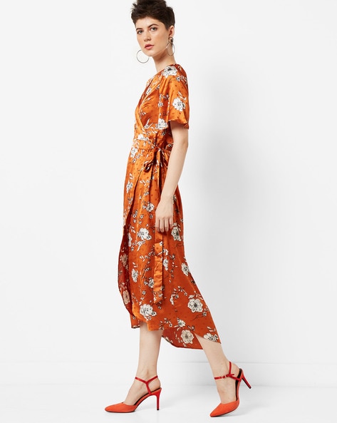 Buy Rust Brown Dresses for Women Vero Online | Ajio.com
