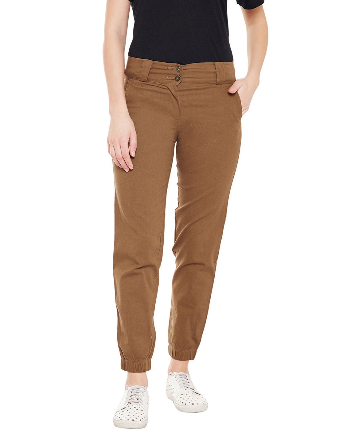 chocolate brown cargo pants womens