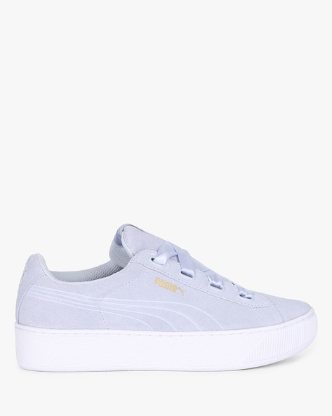 Puma vikky platform light blue on sale