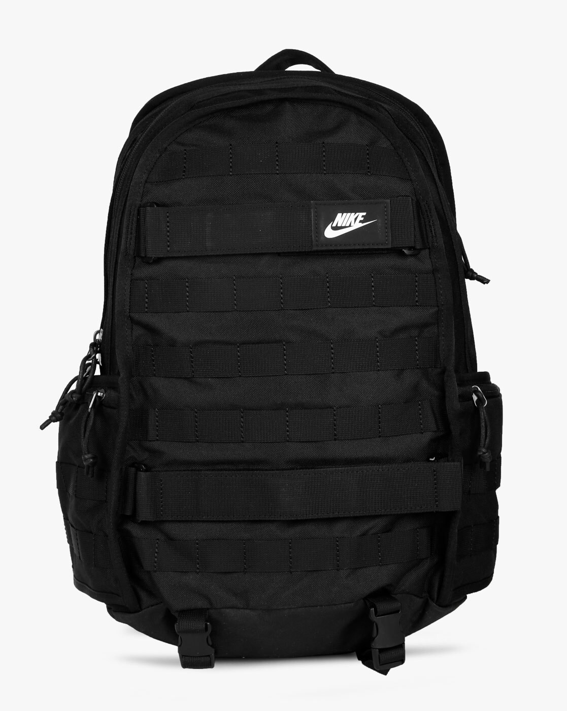 nike textured backpack with signature branding