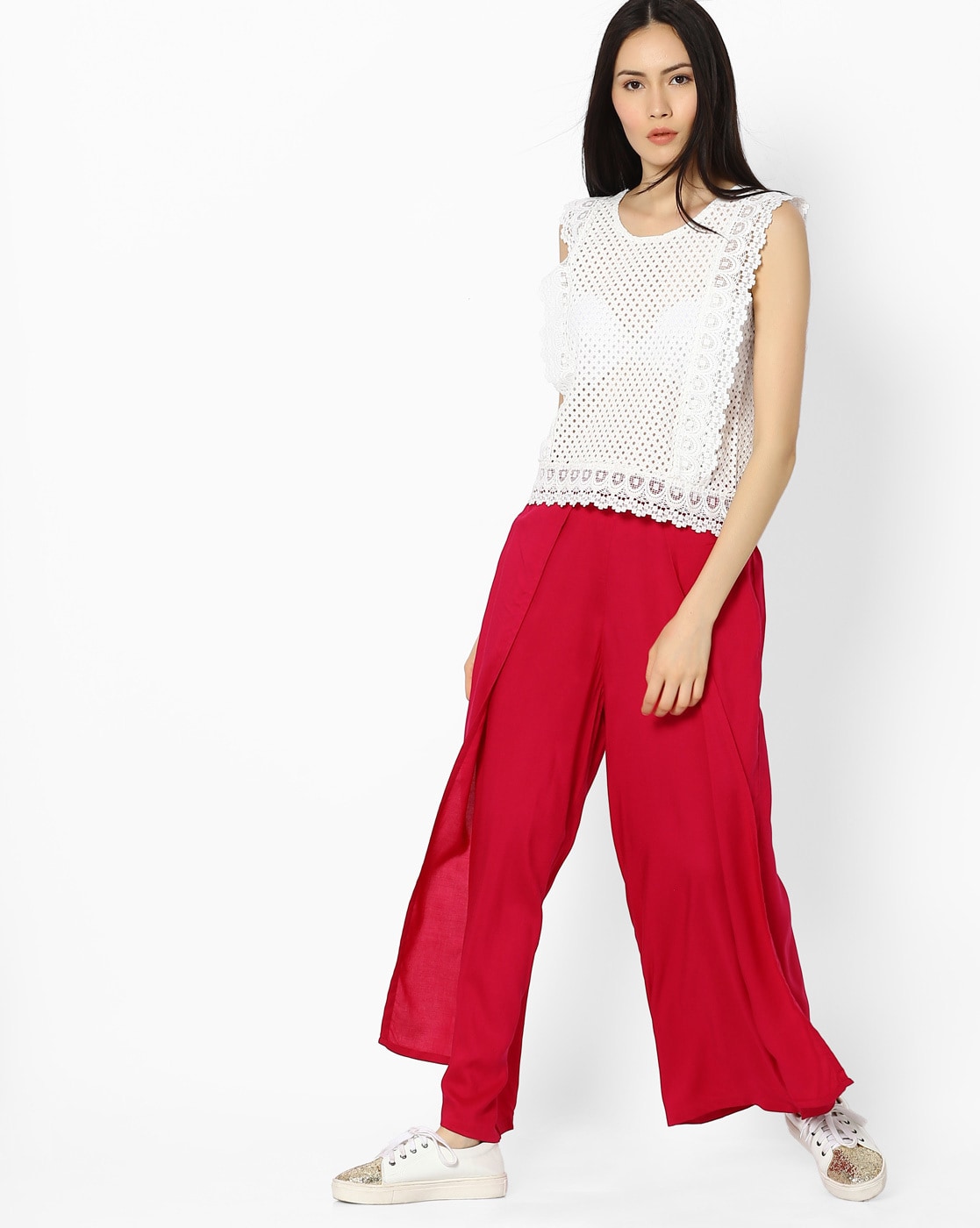 Buy Pink Pants for Women by AVAASA MIX N' MATCH Online