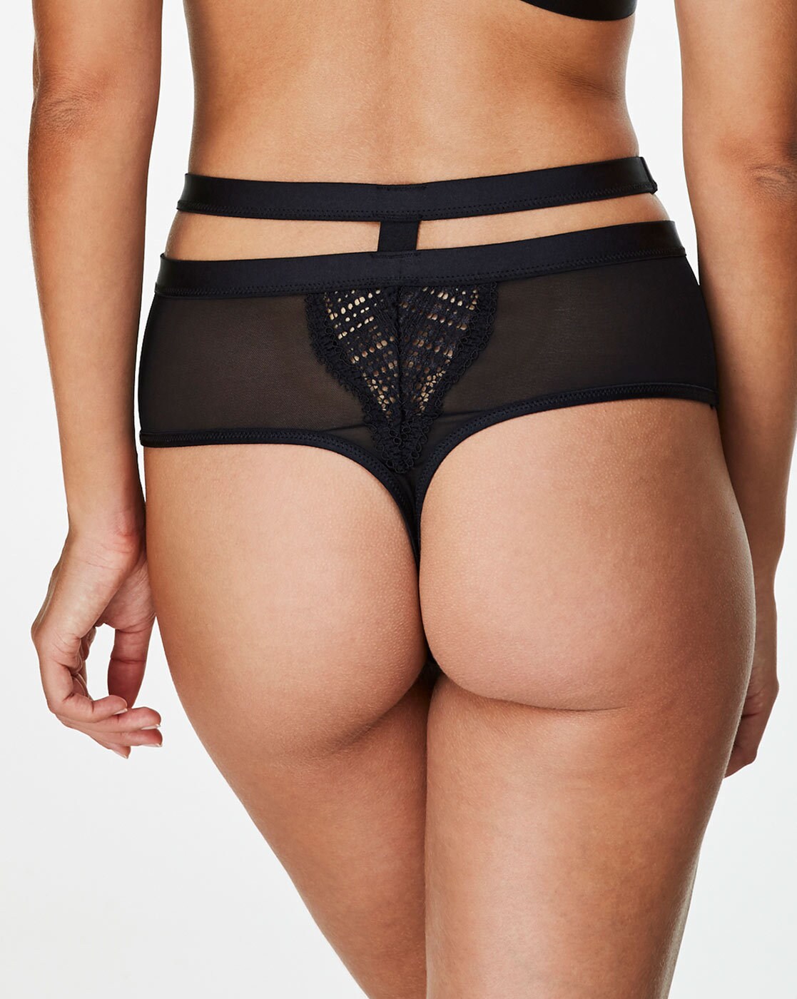 MARY YOUNG High Waist Thong in Citrine