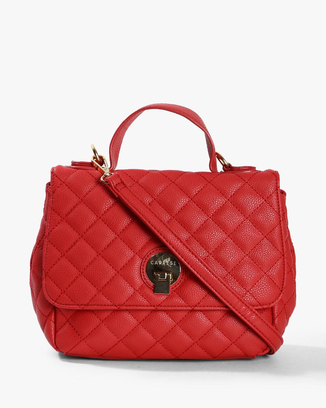 caprese red sling bag