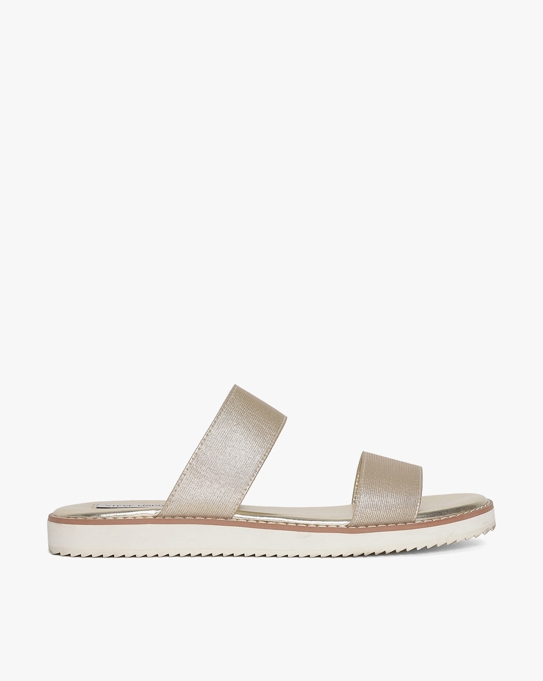 Silver two best sale strap sandals