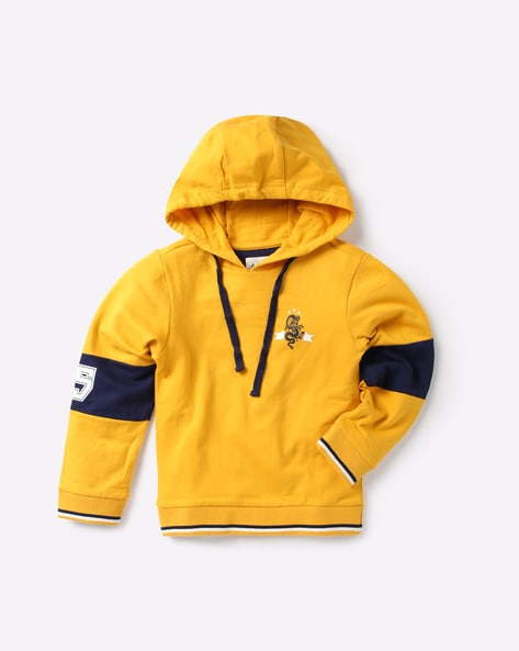 yellow hoodie toddler