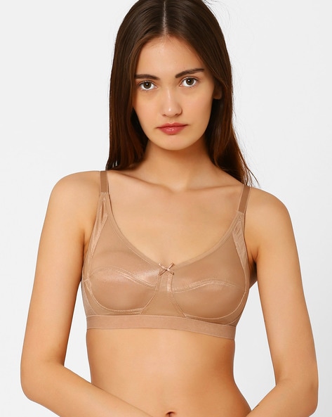 Amante Women Full Coverage Non Padded Bra - Buy Nude Amante Women