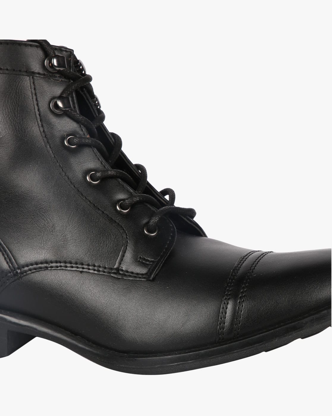 High-Top Lace-Up Boots