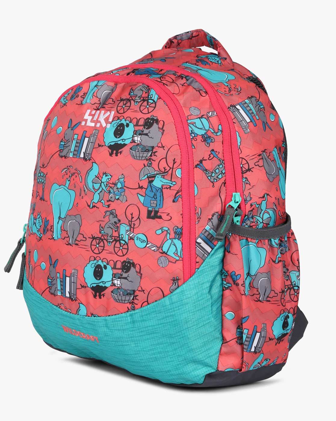 Wildcraft kids clearance backpack zoo1