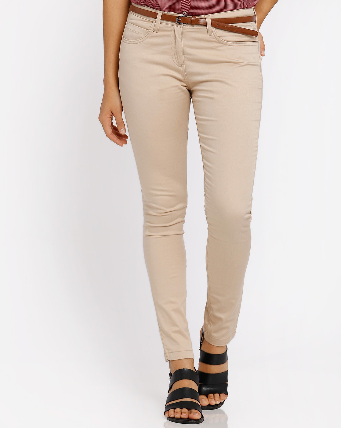 Rust Solid Trousers  Selling Fast at Pantaloonscom