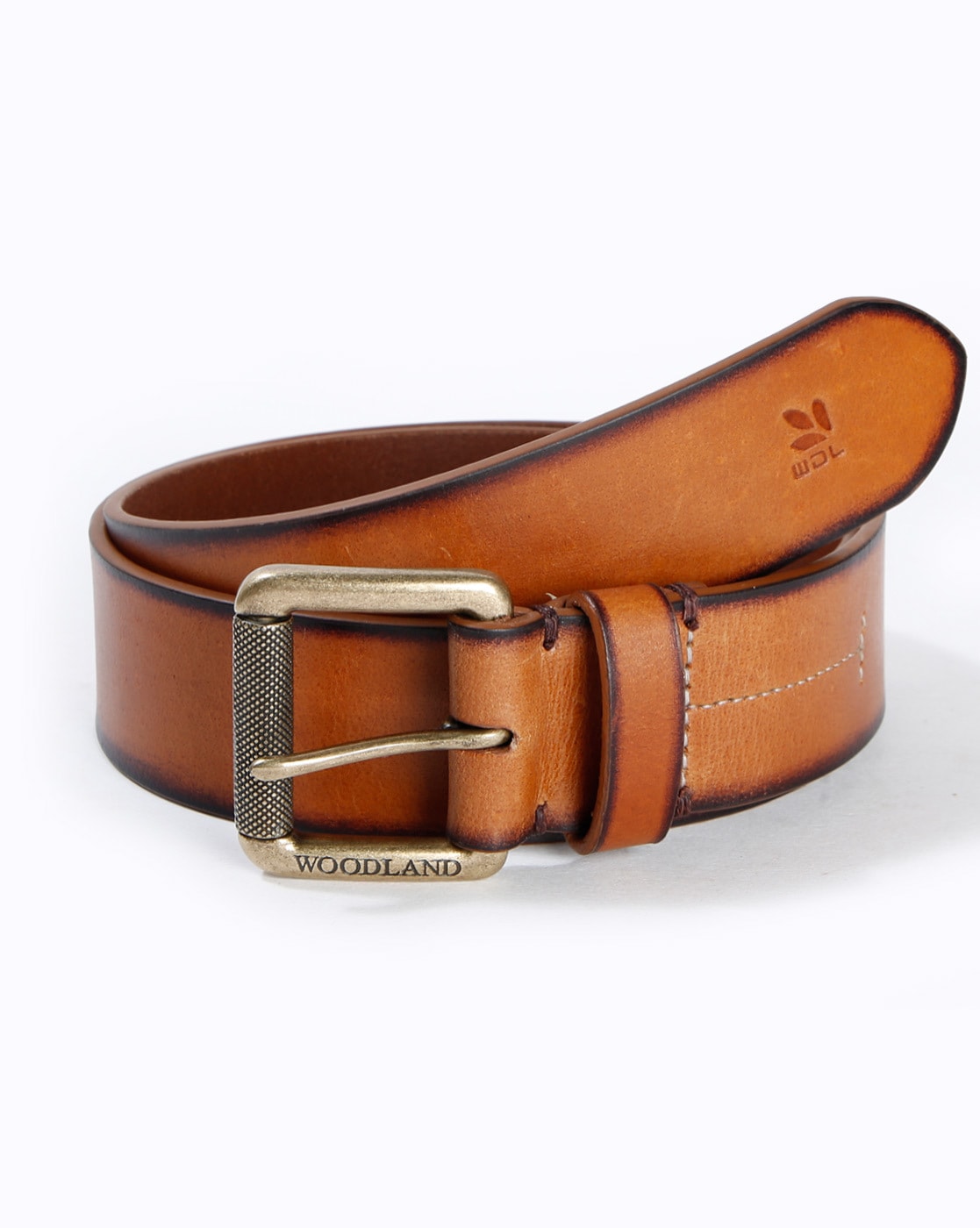 woodland tan leather belt