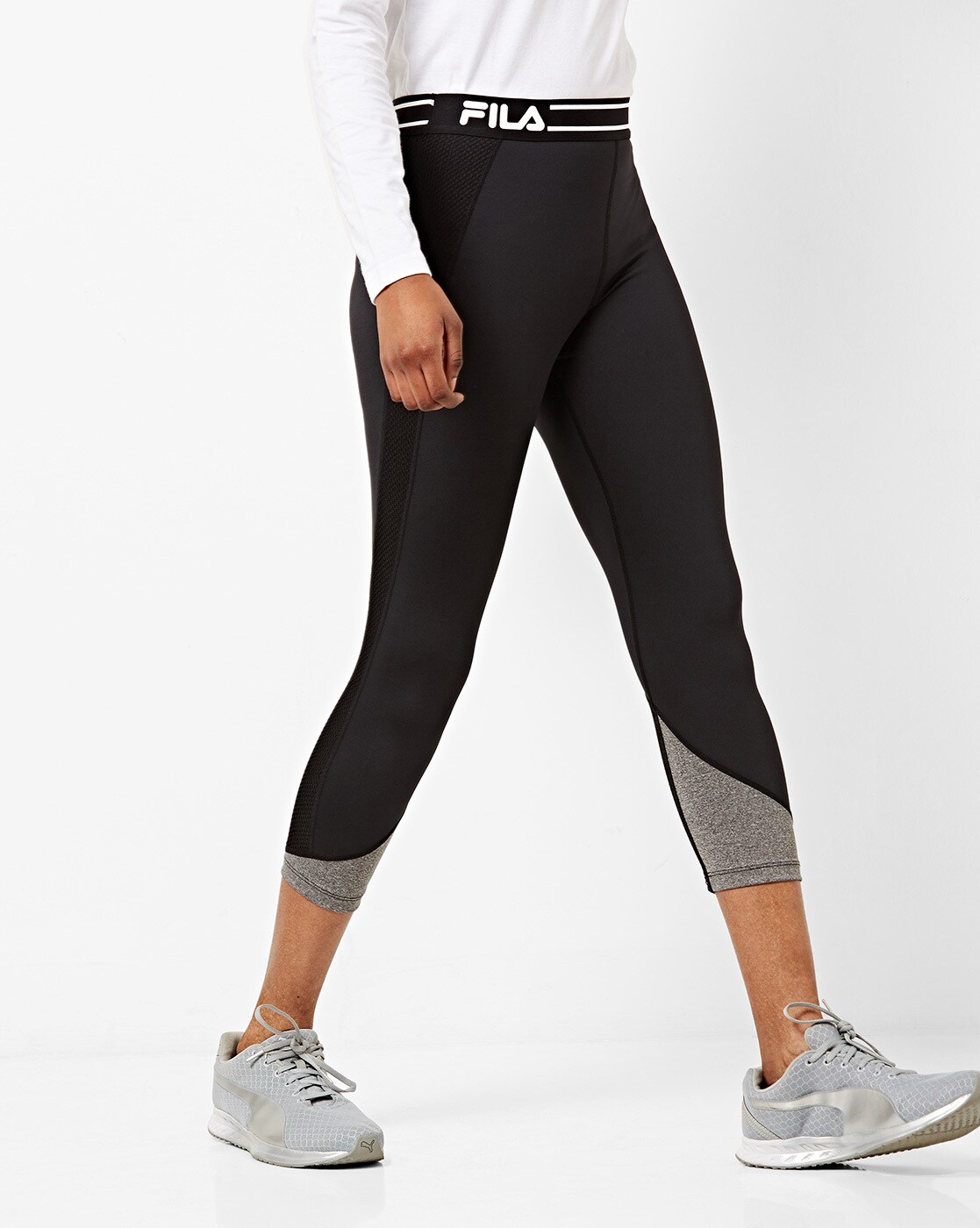 Buy Black Track Pants for Women by FILA Online