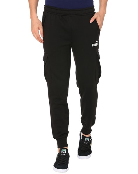 black puma joggers