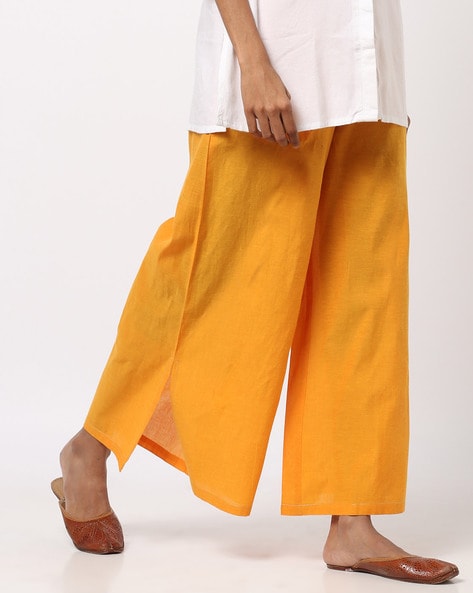 Palazzo Pants with Semi-Elasticated Waist Price in India