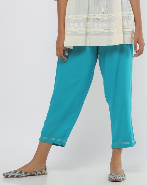 Mid-Rise Pants with Insert Pockets Price in India