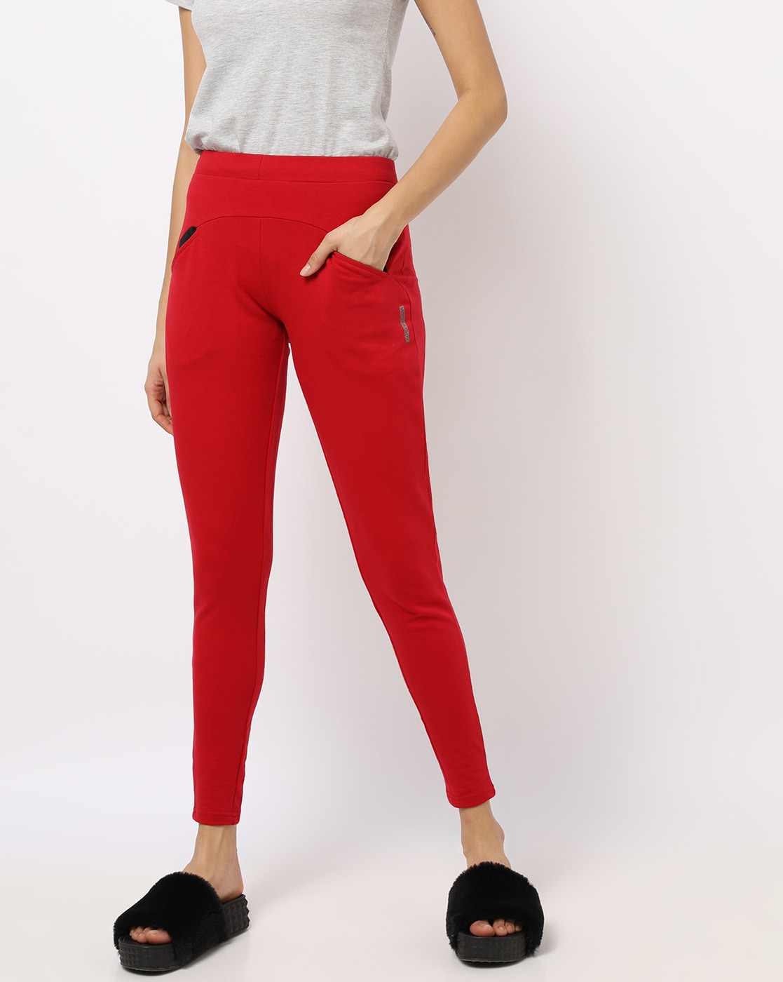 Drawstring Waist & Reflective Trim Lounge Pants