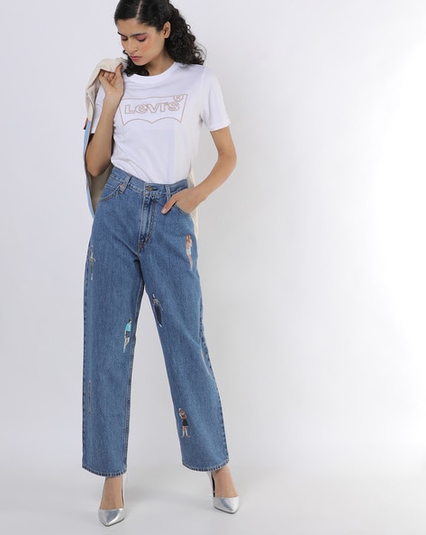 relaxed fit jeans women's levi's