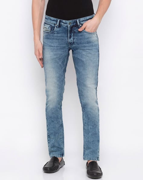 Low-Rise Mid-Wash Skinny Jeans (Image - 2)