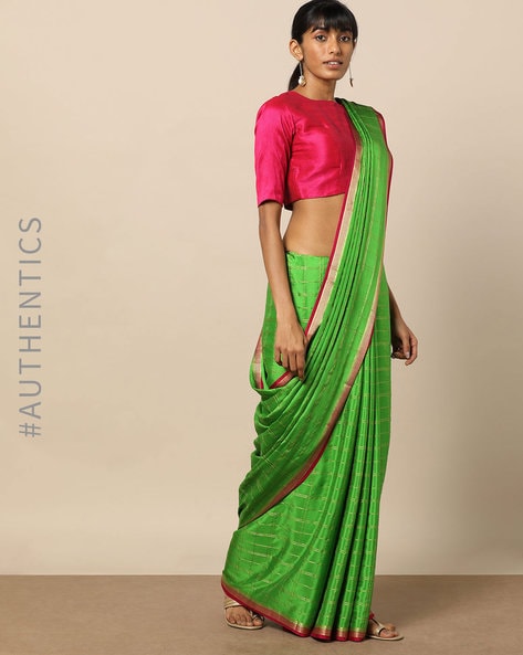 Pure Crepe Silk Sarees Online shopping at Best Price – ATHARVA