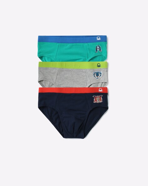 Buy Assorted Briefs for Boys by Under Colors of Benetton Online