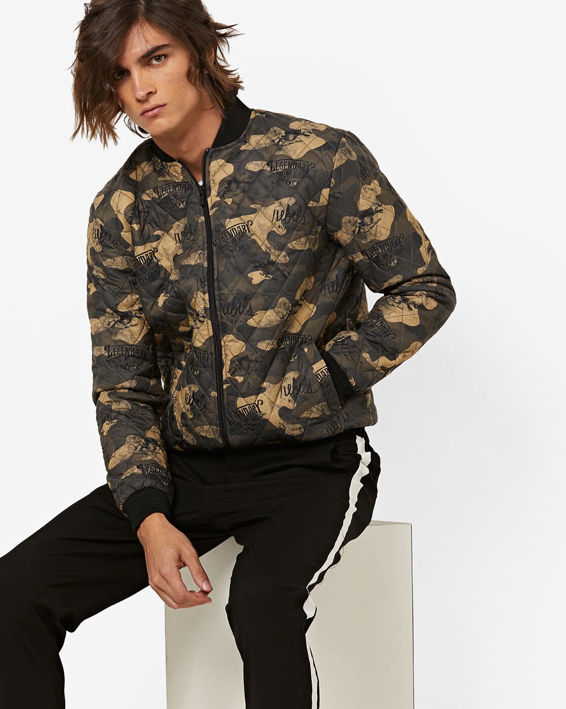 pepe jeans camouflage jacket