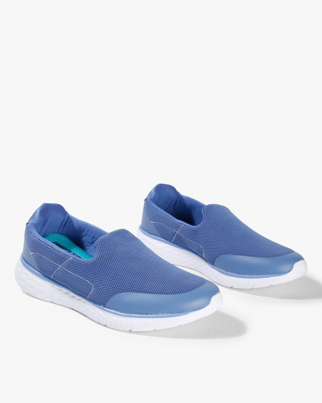 red tape blue walking shoes