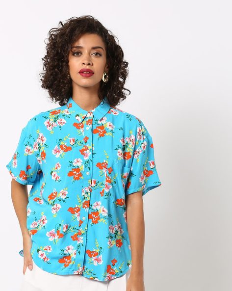 levi's floral shirt