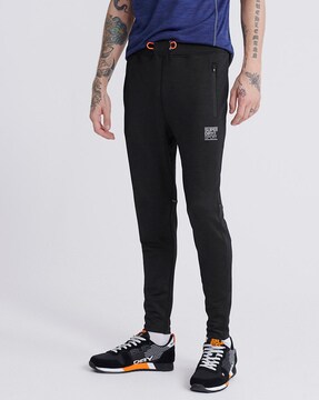 superdry black joggers