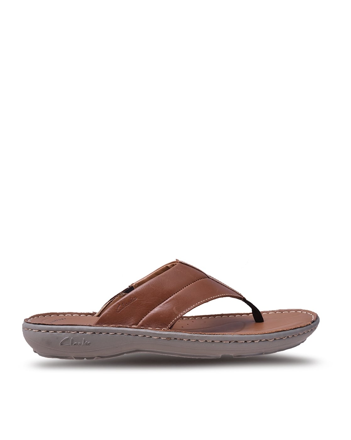 Buy Clarks Olive Men Leather Penryn Post Leather Flip Flops Online at Regal  Shoes. | 9499529