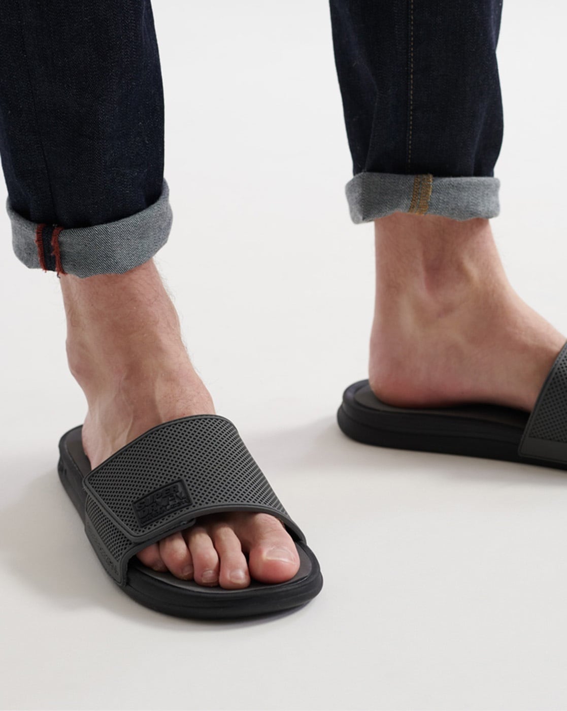 Buy Charcoal Grey Flip Flop Slippers for Men by SUPERDRY Online