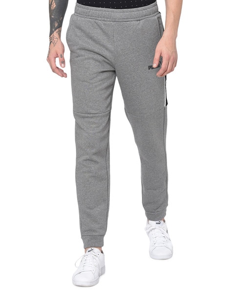 puma track pants grey