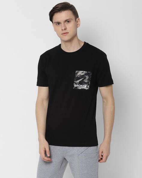 Graphic Print Round-Neck T-shirt