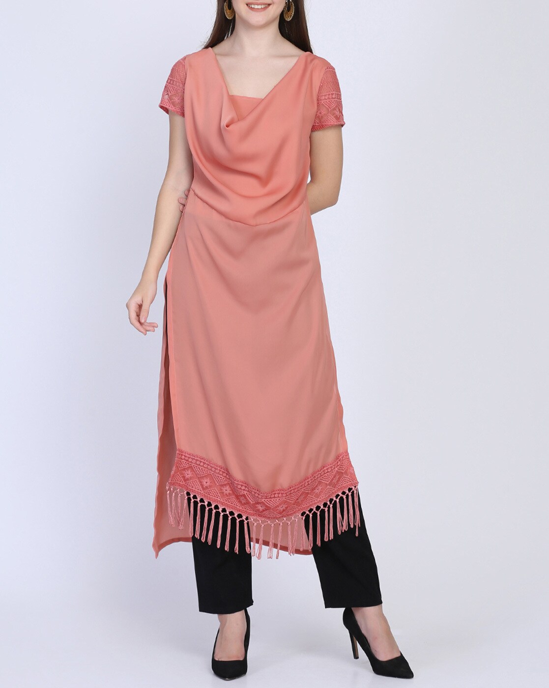 cowl kurta ladies