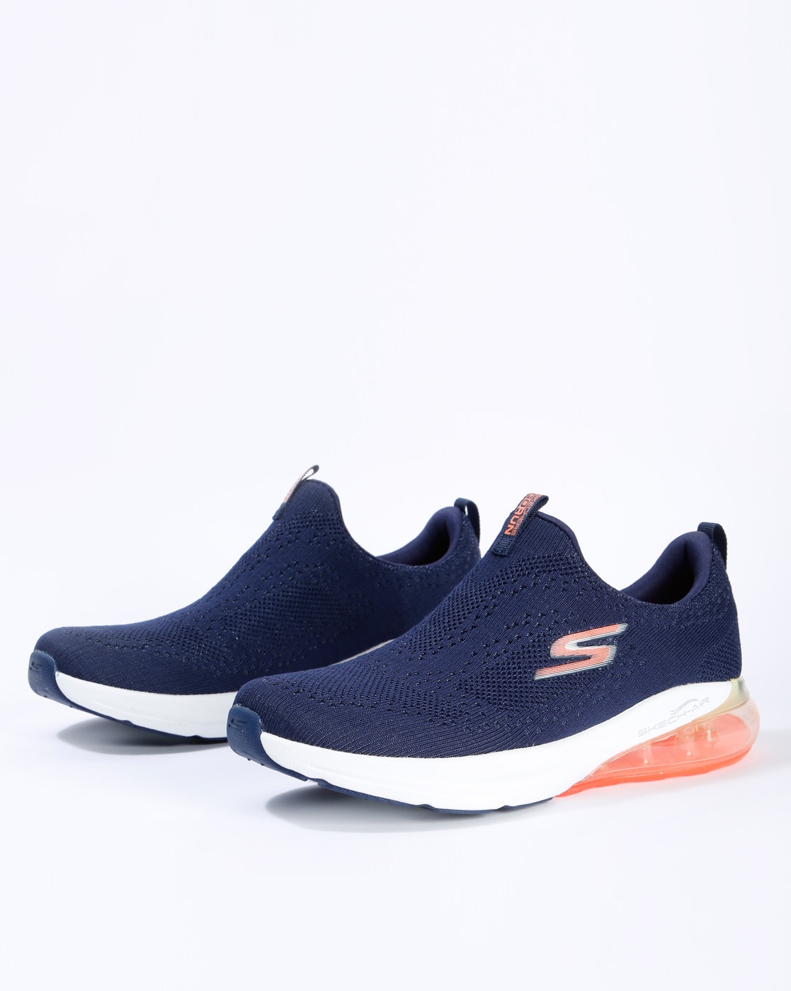 skechers on the go navy blue running shoes