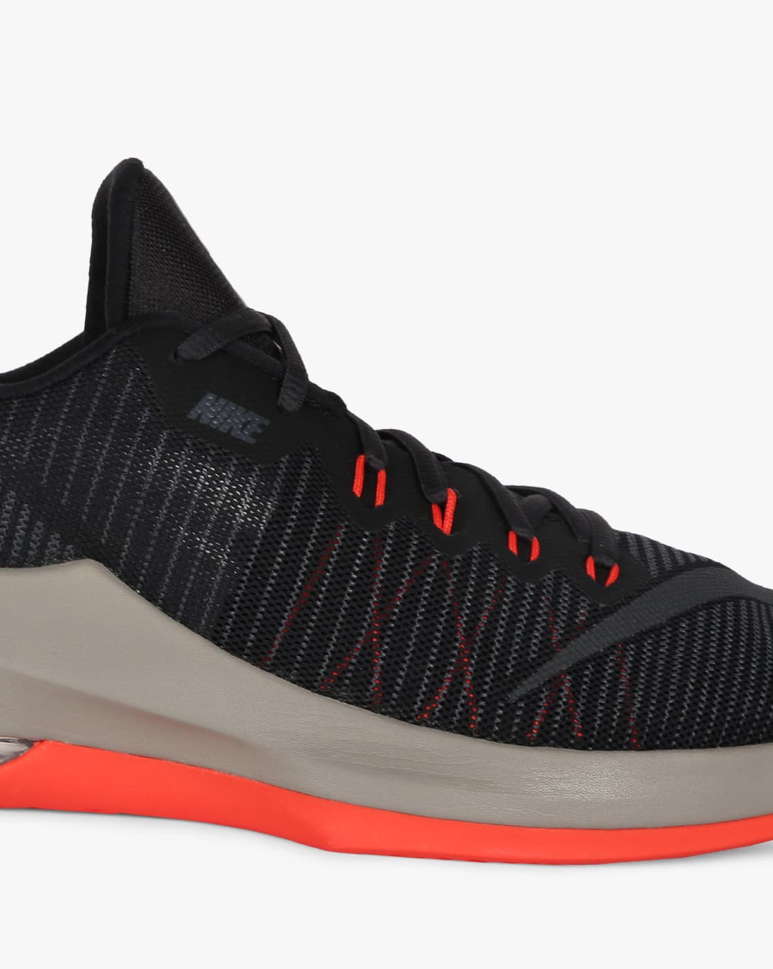 nike air max infuriate 2 low black basketball shoes