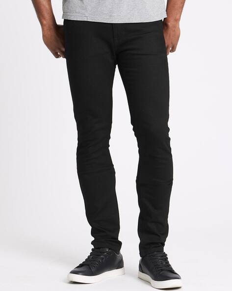 marks and spencer black jeans mens