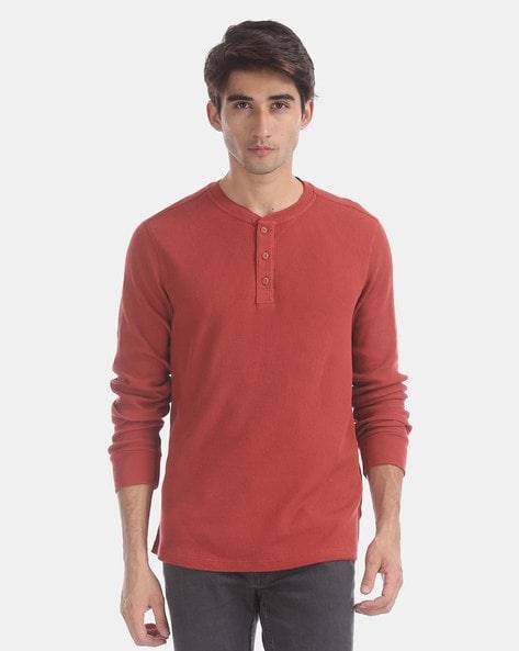 Gap mens waffle best sale shirts