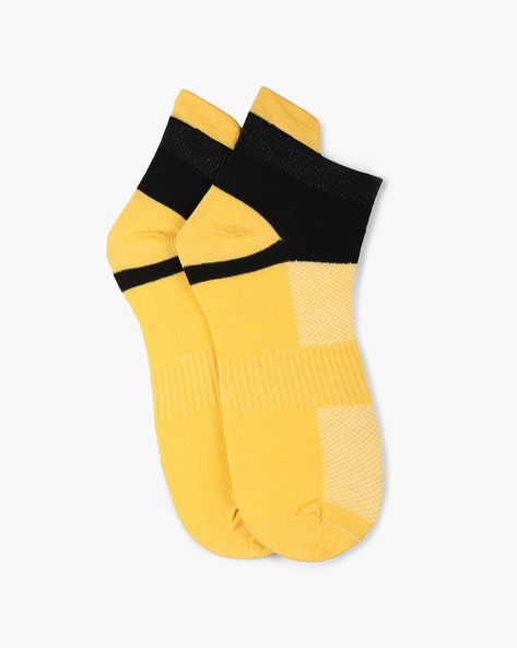 yellow athletic socks