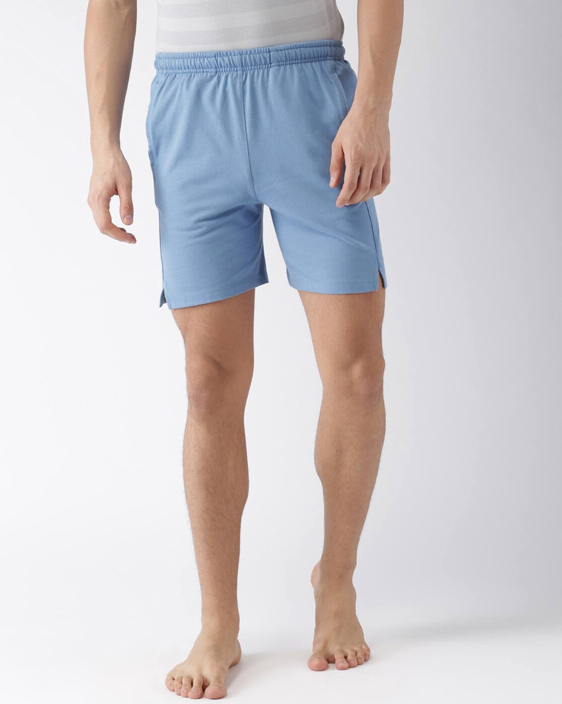 Buy Blue Shorts \u0026 3/4ths for Men by 2Go 