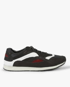 woodland Panelled Leather Trekking Shoes-picture-16