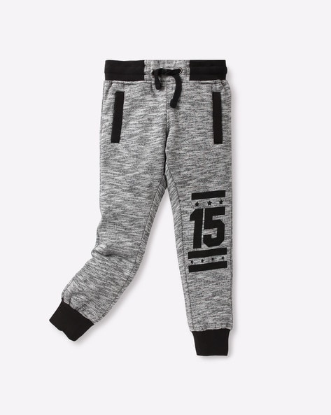 black track pants for kids