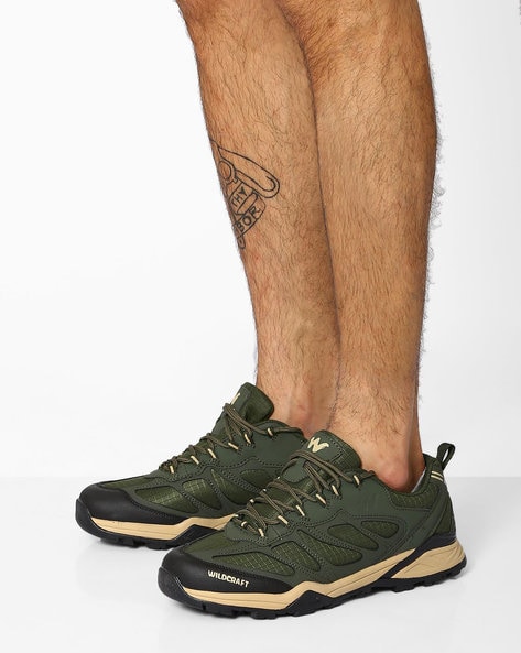 Buy Olive Green Outdoor Shoes for Men 