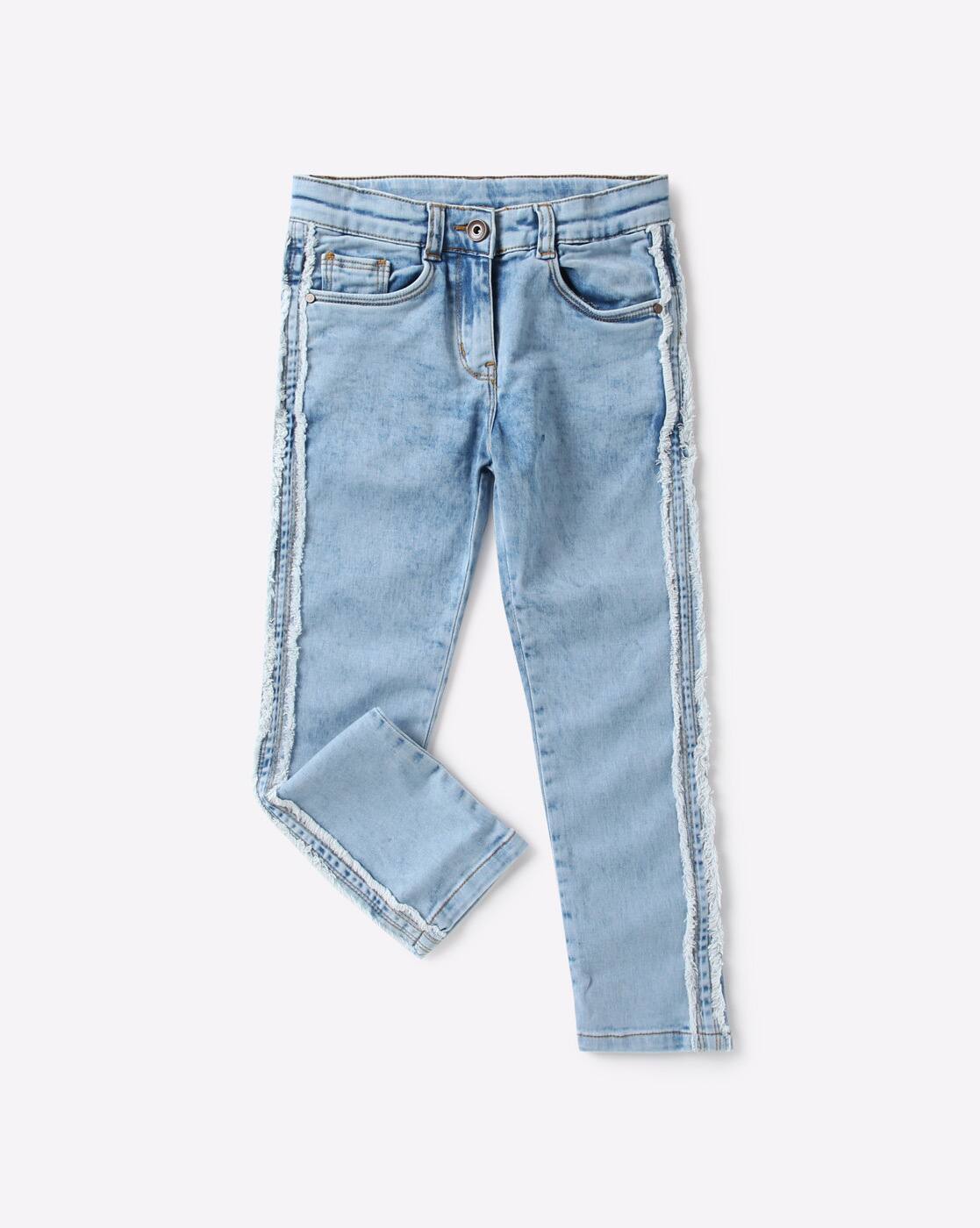 jeans with frayed sides