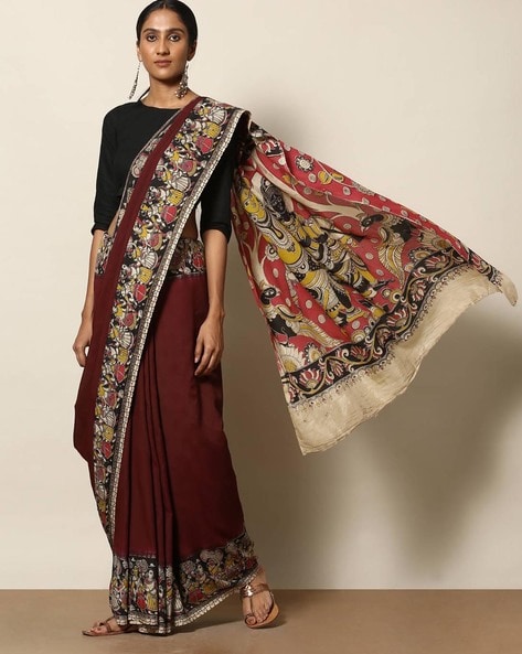 Buy Red Sarees for Women - Indie Picks Online