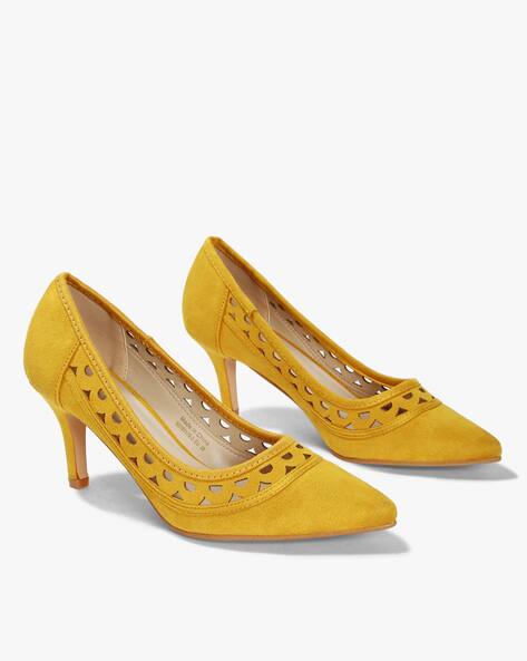 mustard shoes