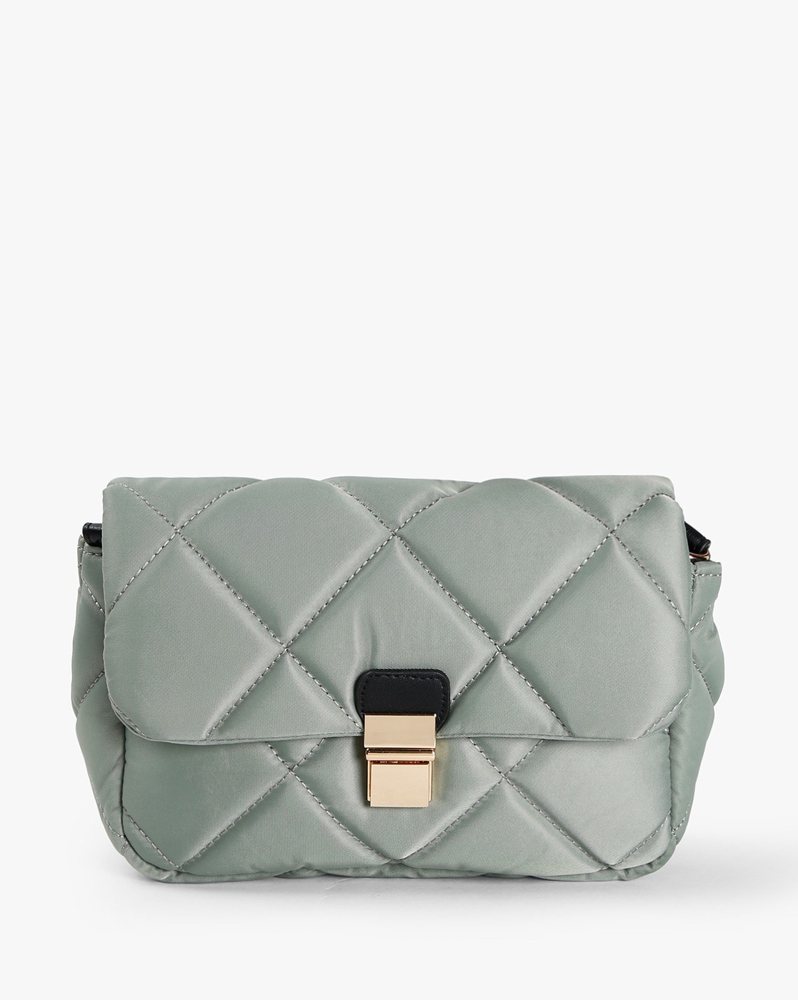 Nylon Quilted Cross-Body Bag