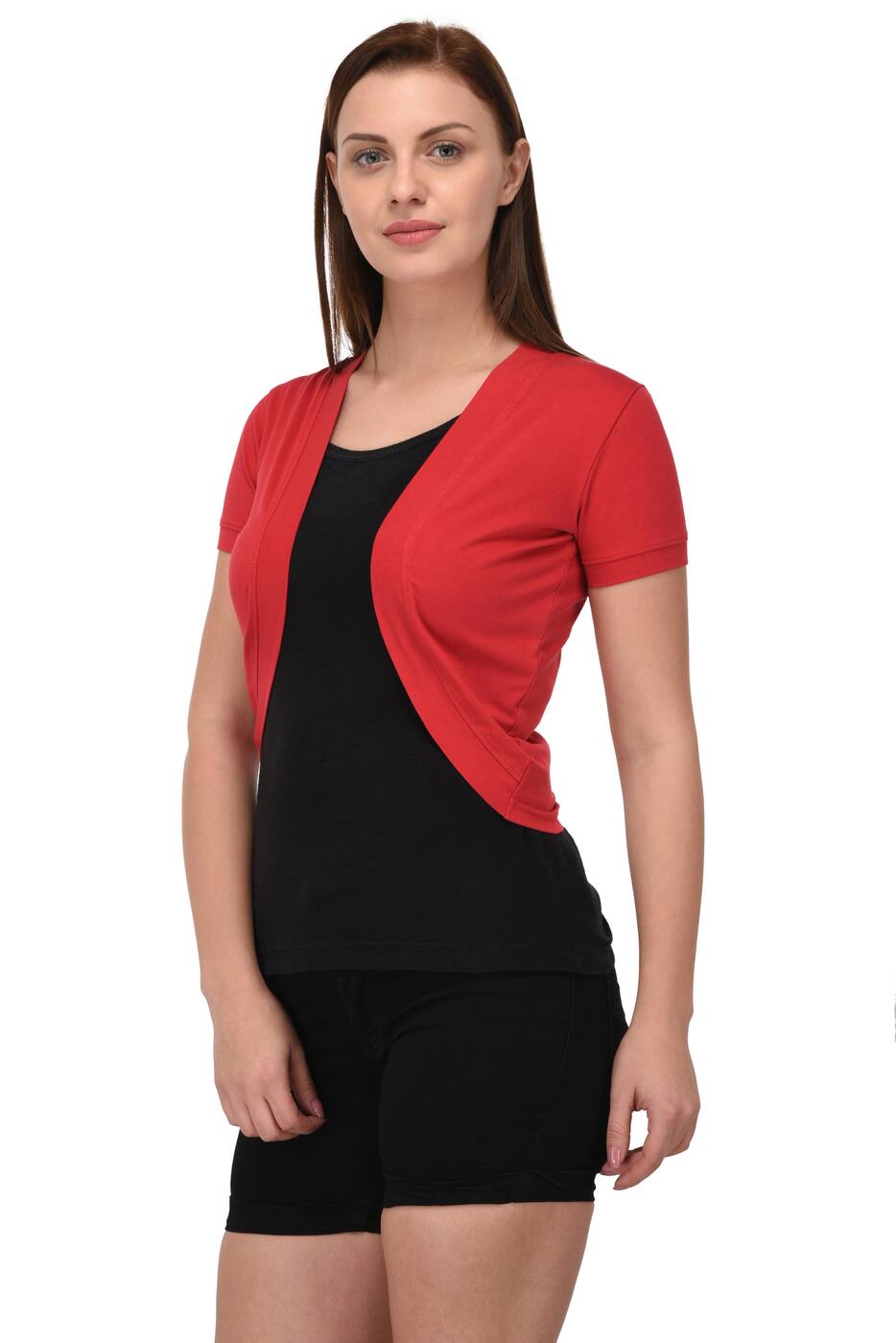 Buy Red Shrugs u0026 Jackets for Women by Le espresso Online | Ajio.com