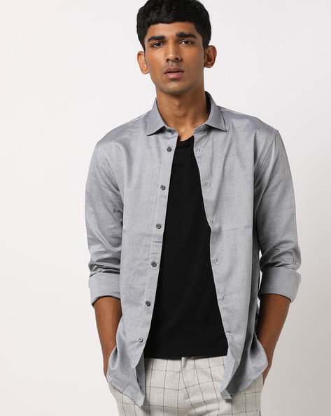 Celio Slim Fit Cotton Shirt