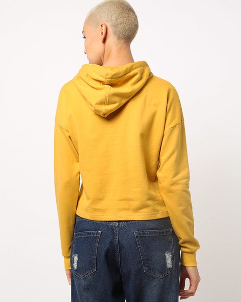 Mustard yellow cheap hoodie womens