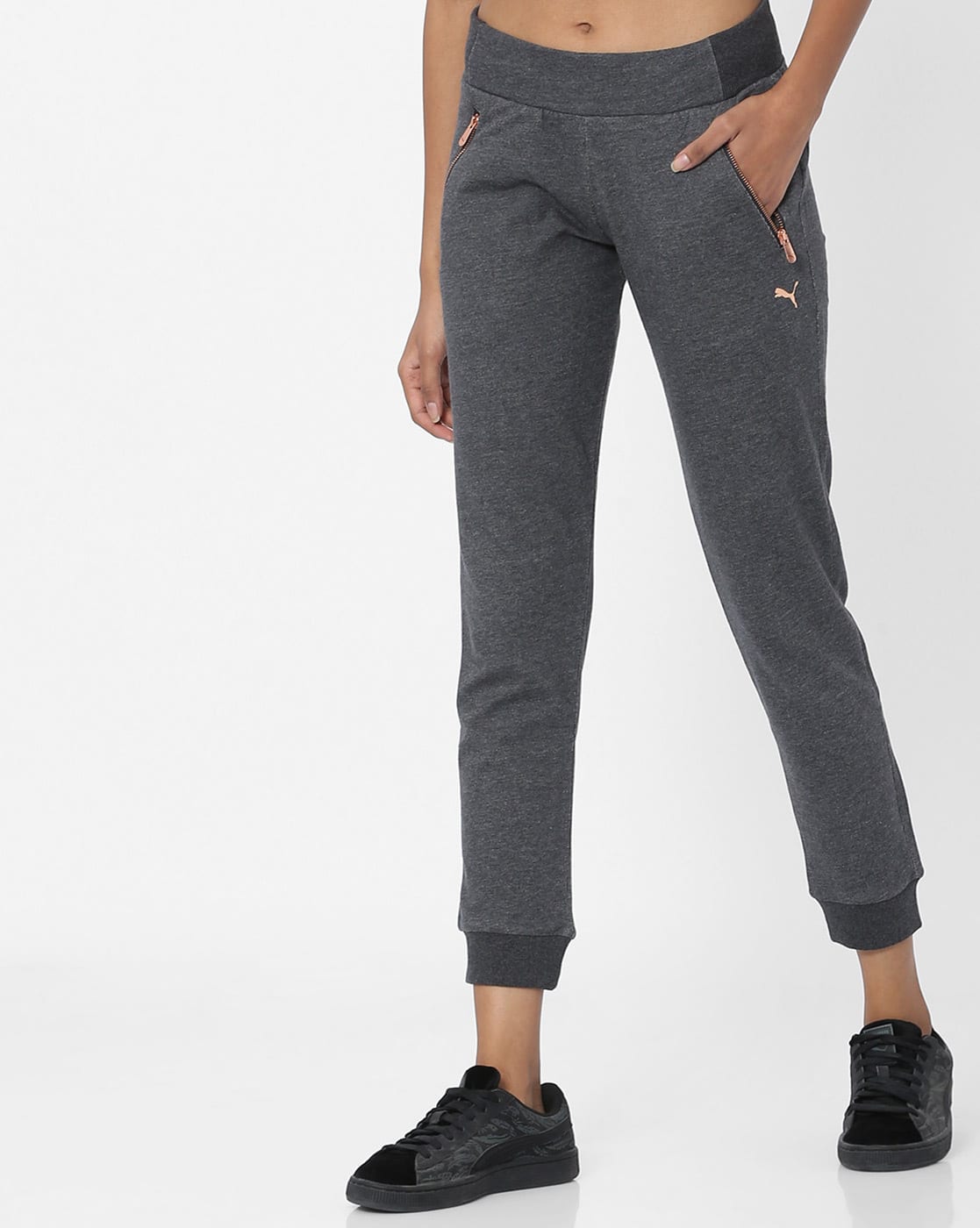puma joggers with zip pockets